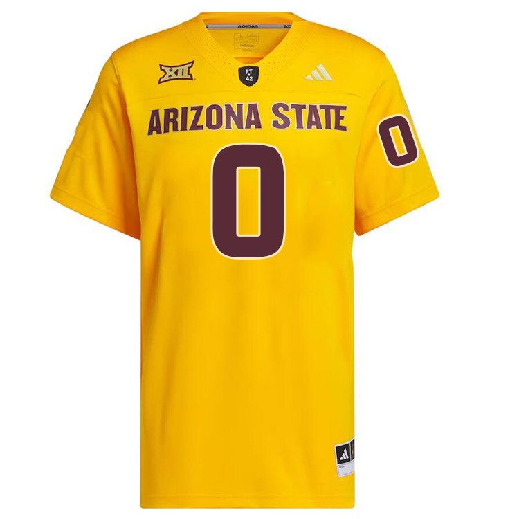 #0 Rodney Bimage Jr. Arizona State Sun Devils College Football Jerseys Stitched-Gold